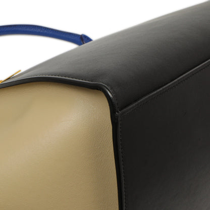 Exclusive Celine Tri-Color Calfskin Medium Trapeze — Lifestyle View