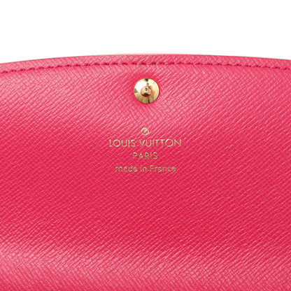 Exclusive Louis Vuitton Monogram Fuchsia Bloom Flower Emilie Wallet — Alternate View 13