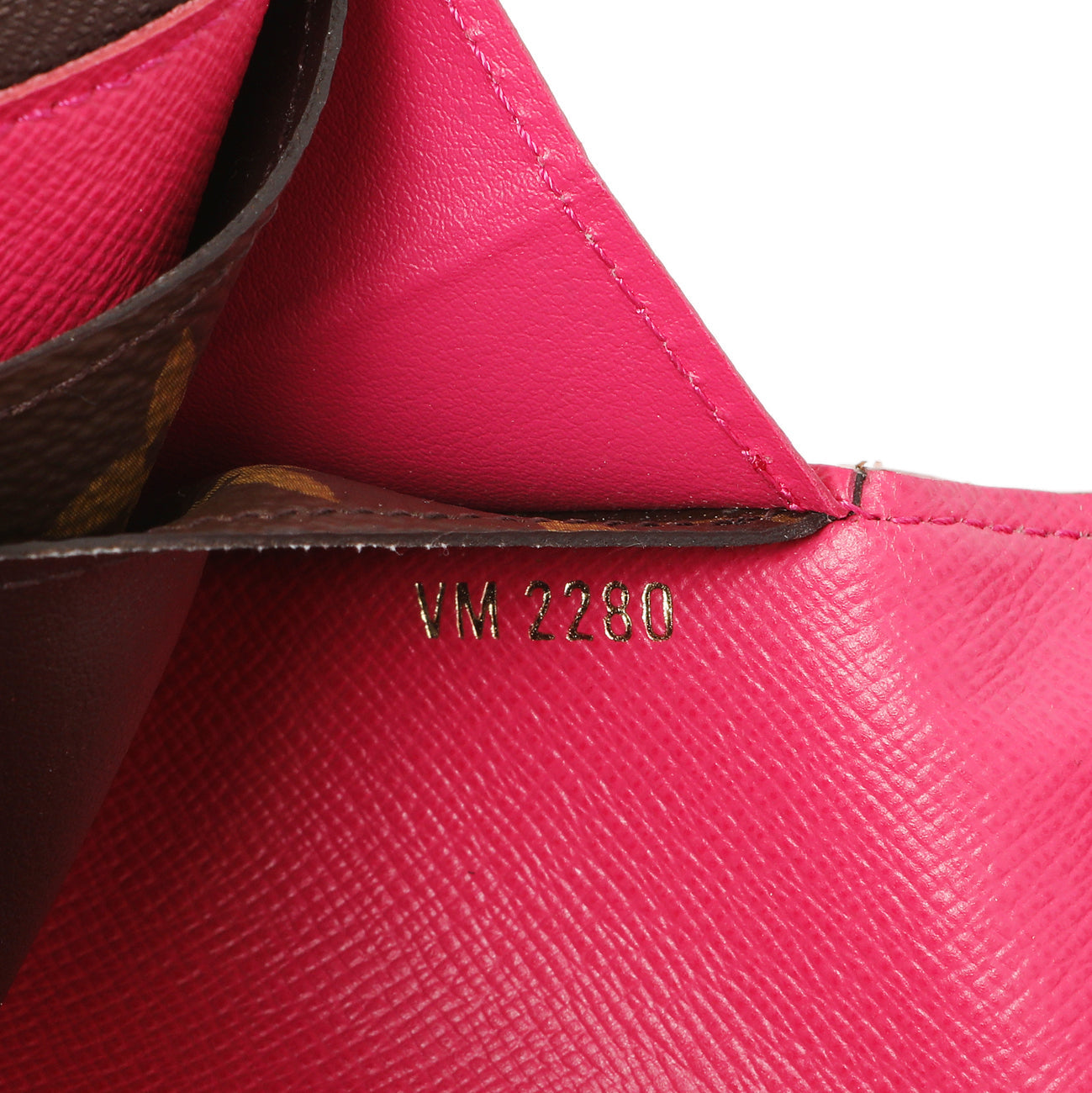 Exclusive Louis Vuitton Monogram Fuchsia Bloom Flower Emilie Wallet — Alternate View 14