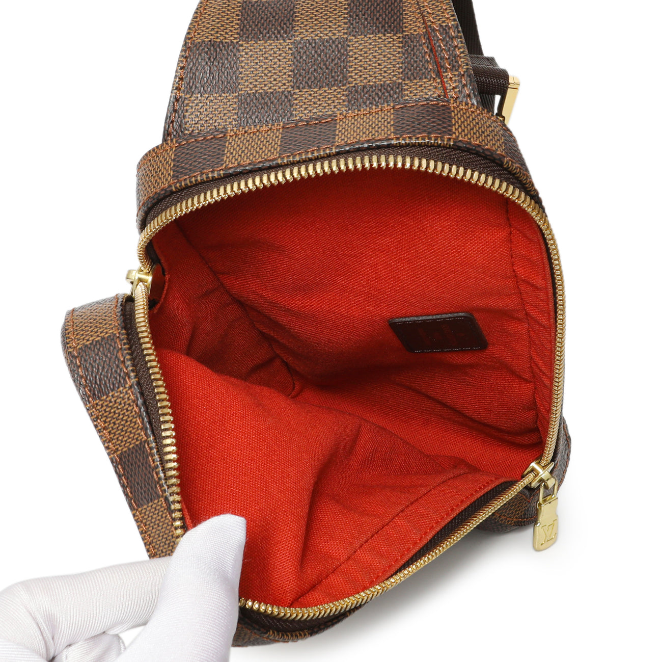 Exclusive Louis Vuitton Damier Ebene Geronimos — Top View