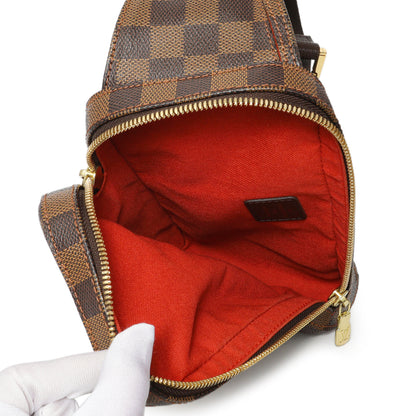 Exclusive Louis Vuitton Damier Ebene Geronimos — Top View
