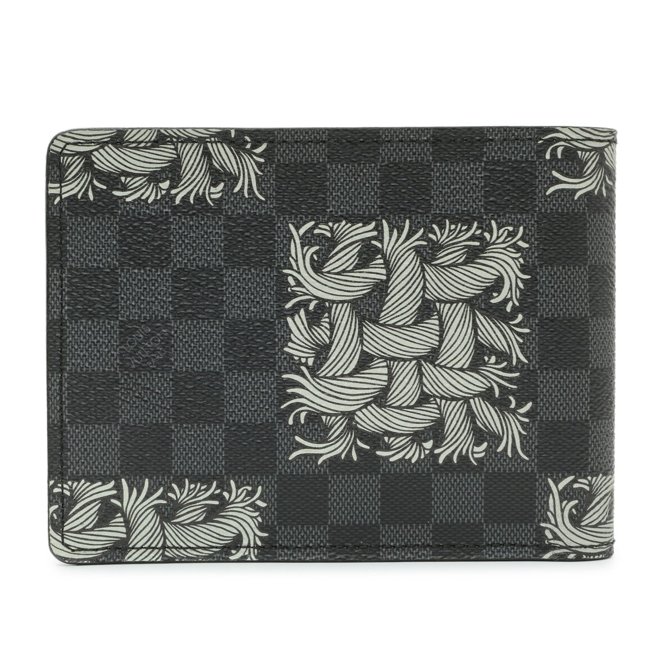 Exclusive Louis Vuitton Damier Graphite Nemeth Multiple Wallet — Side View