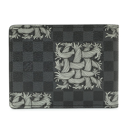 Exclusive Louis Vuitton Damier Graphite Nemeth Multiple Wallet — Side View