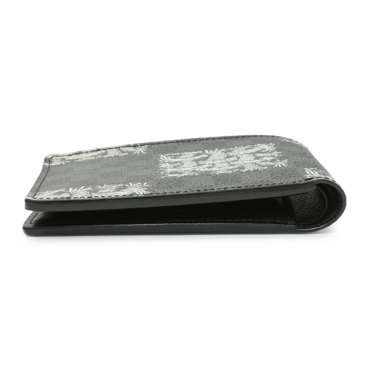 Exclusive Louis Vuitton Damier Graphite Nemeth Multiple Wallet — Back View