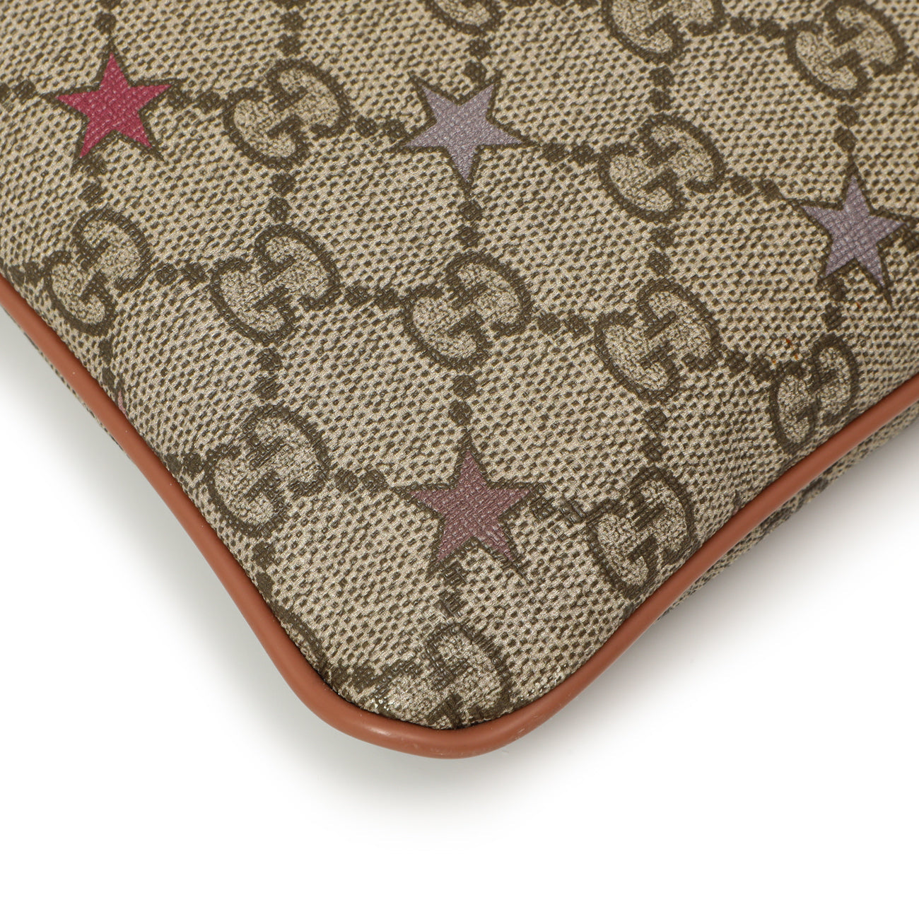 Exclusive Gucci GG Supreme Stars Flat Messenger — Alternate View 7