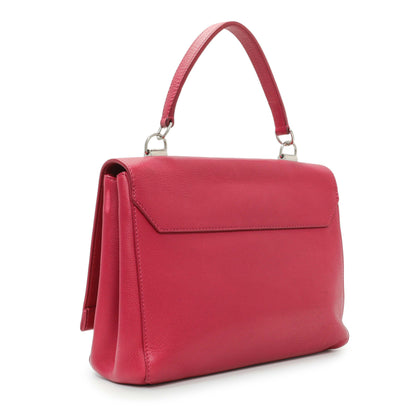Exclusive Louis Vuitton Dahlia Soft Calfskin Lockme II Top Handle — Side View