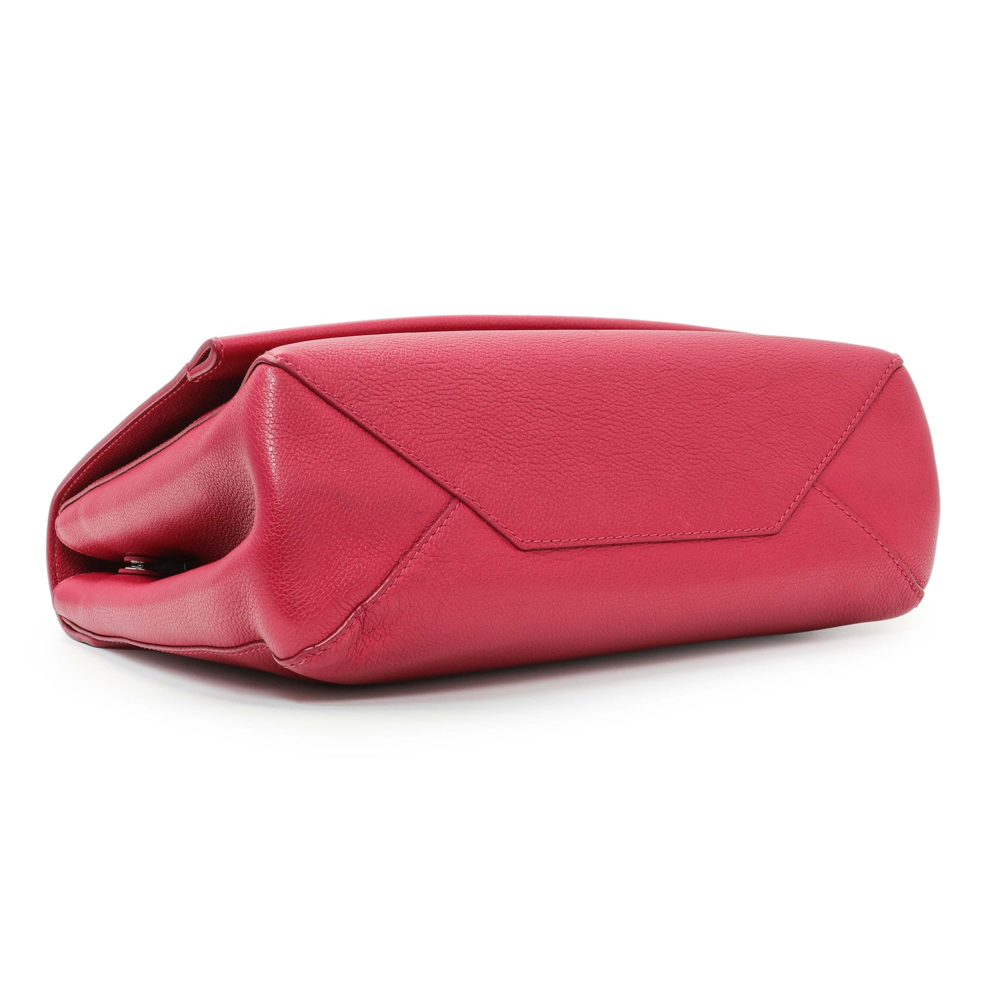 Exclusive Louis Vuitton Dahlia Soft Calfskin Lockme II Top Handle — Back View