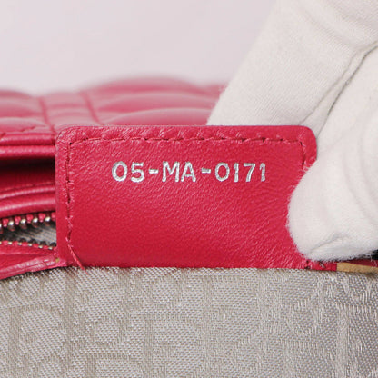 Exclusive Christian Dior Fuchsia Lambskin Cannage Large Lady Dior — Alternate View 10