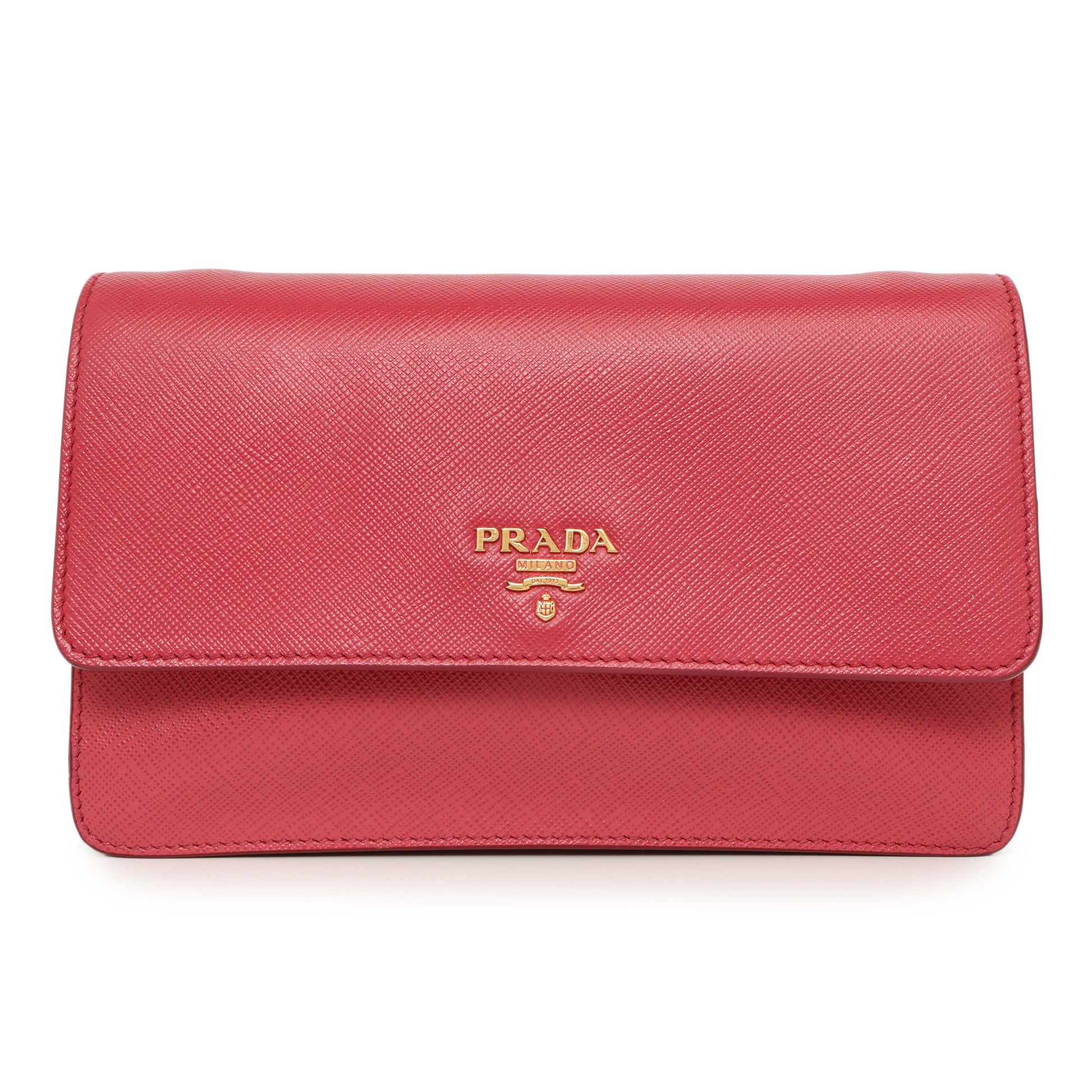 Exclusive Prada Peonia Saffiano Lux Mini Crossbody — Side View