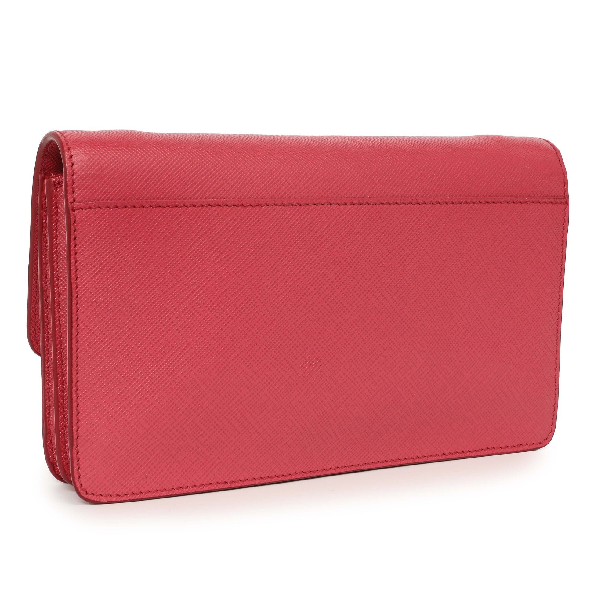 Exclusive Prada Peonia Saffiano Lux Mini Crossbody — Back View