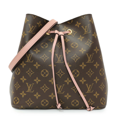 Exclusive Louis Vuitton Monogram Rose Poudre Neonoe MM — Front View