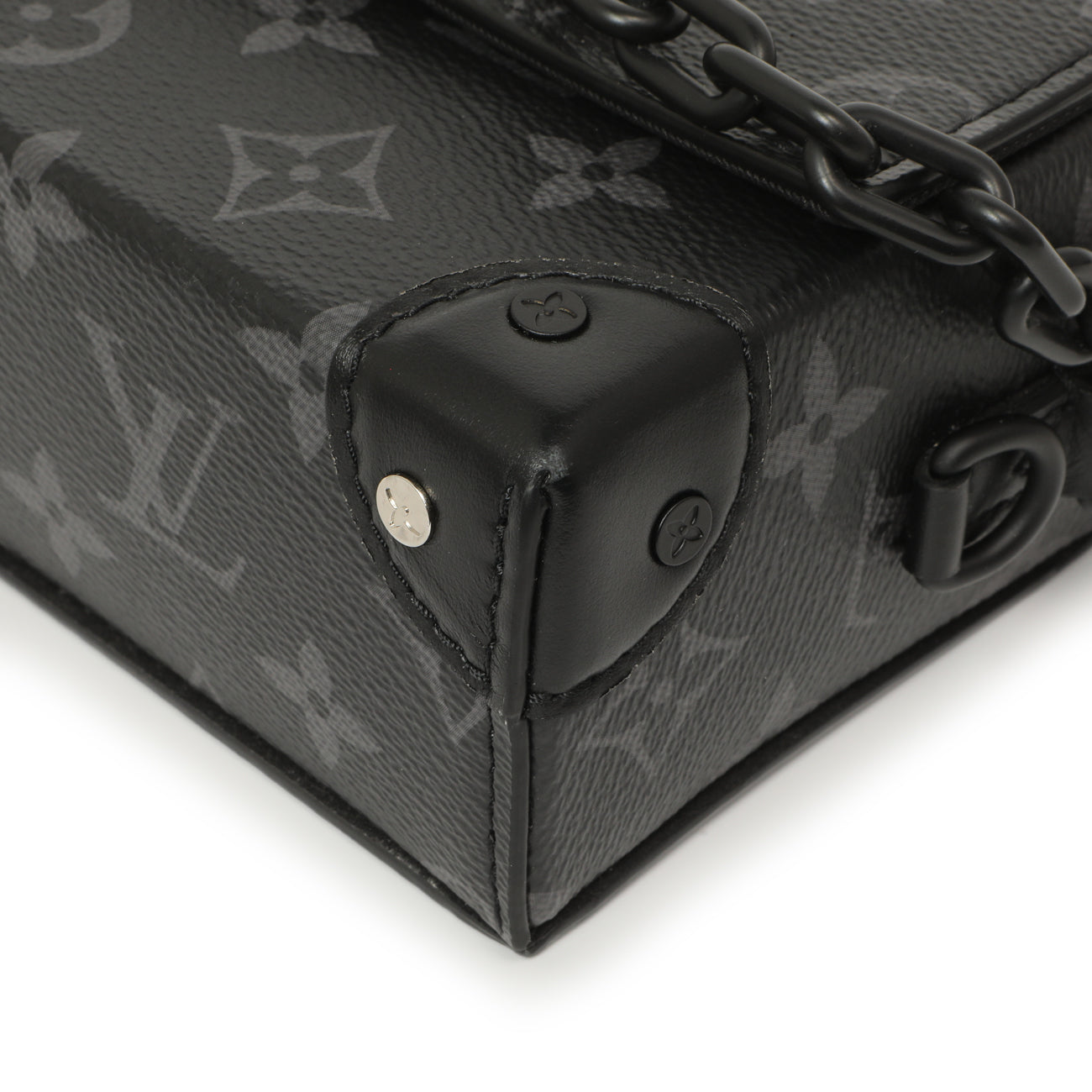 Exclusive Louis Vuitton Monogram Eclipse Steamer Wearable Wallet — Detail View