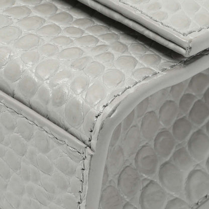 Exclusive Saint Laurent Crocodile Embossed Calfskin Medium Monogram Kate Tassel Satchel — Detail View