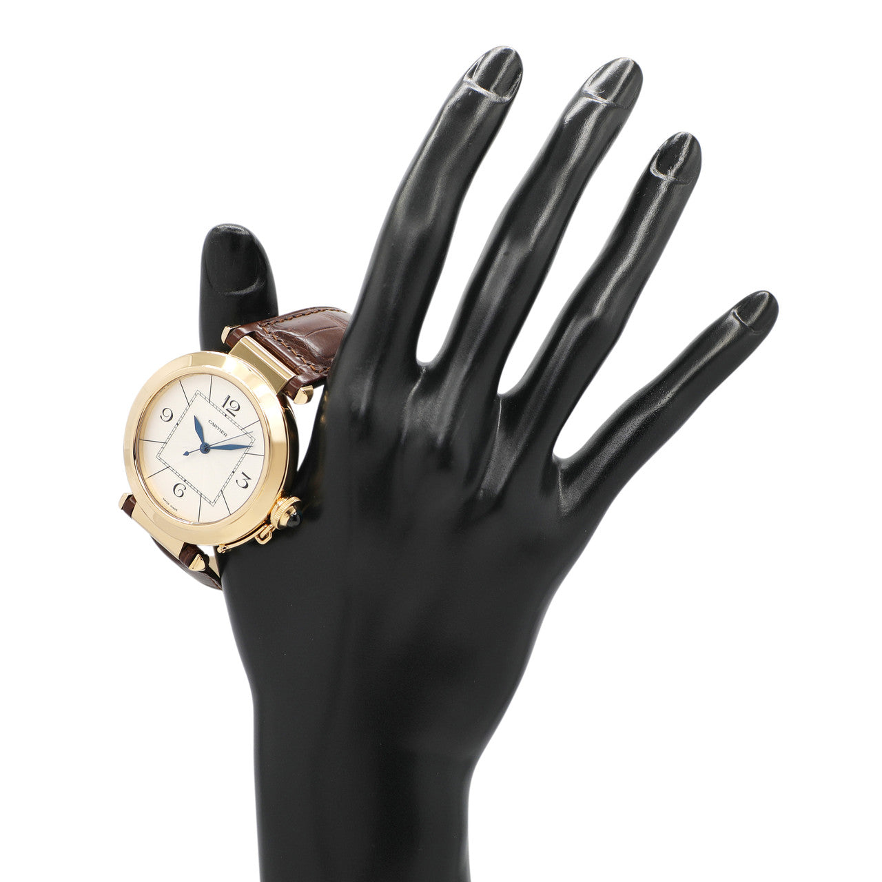 Exclusive Cartier 18K Yellow Gold Pasha 42mm W3019551 — Detail View