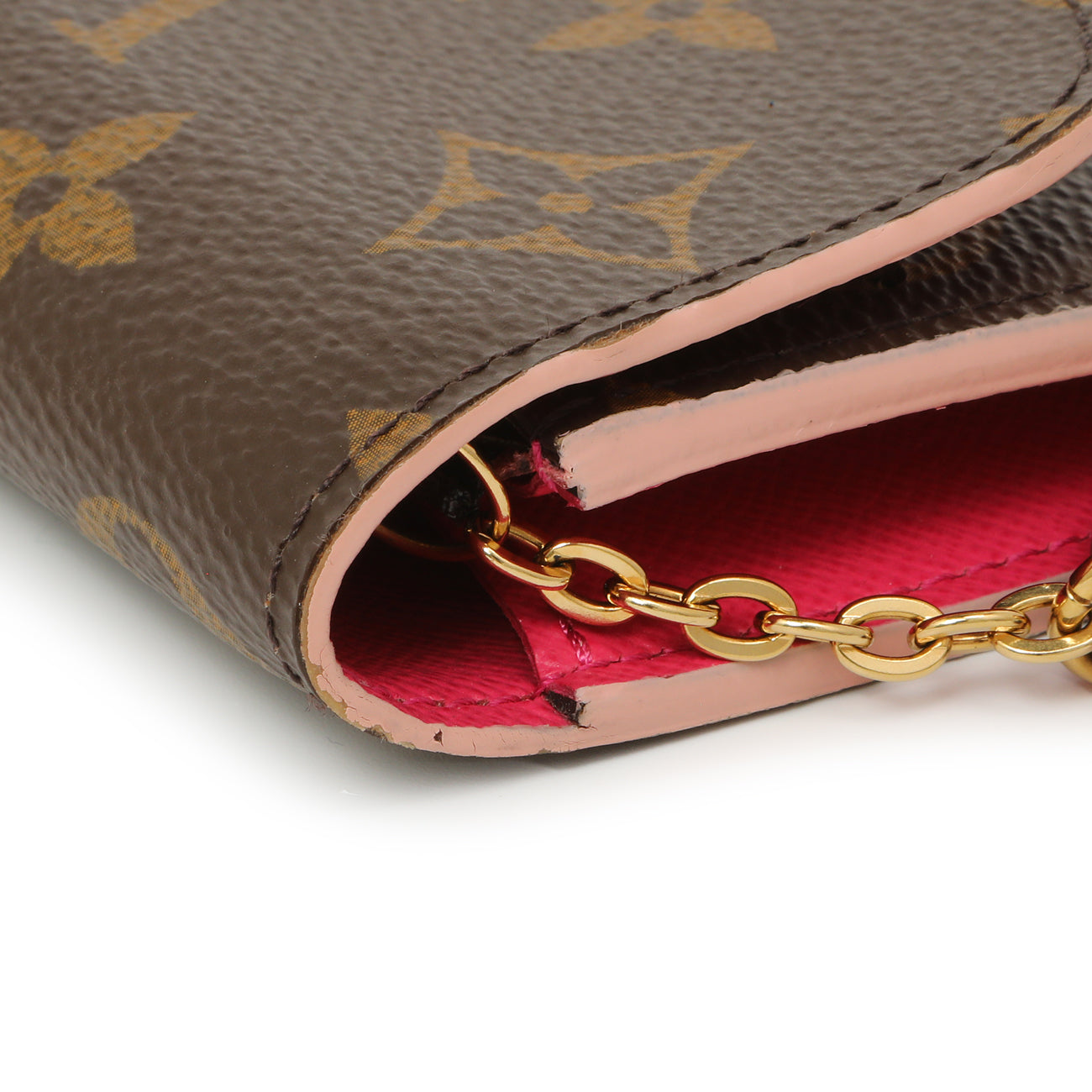 Exclusive Louis Vuitton Monogram Fuchsia Bloom Flower Emilie Wallet — Alternate View 7