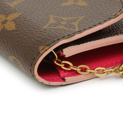 Exclusive Louis Vuitton Monogram Fuchsia Bloom Flower Emilie Wallet — Alternate View 7