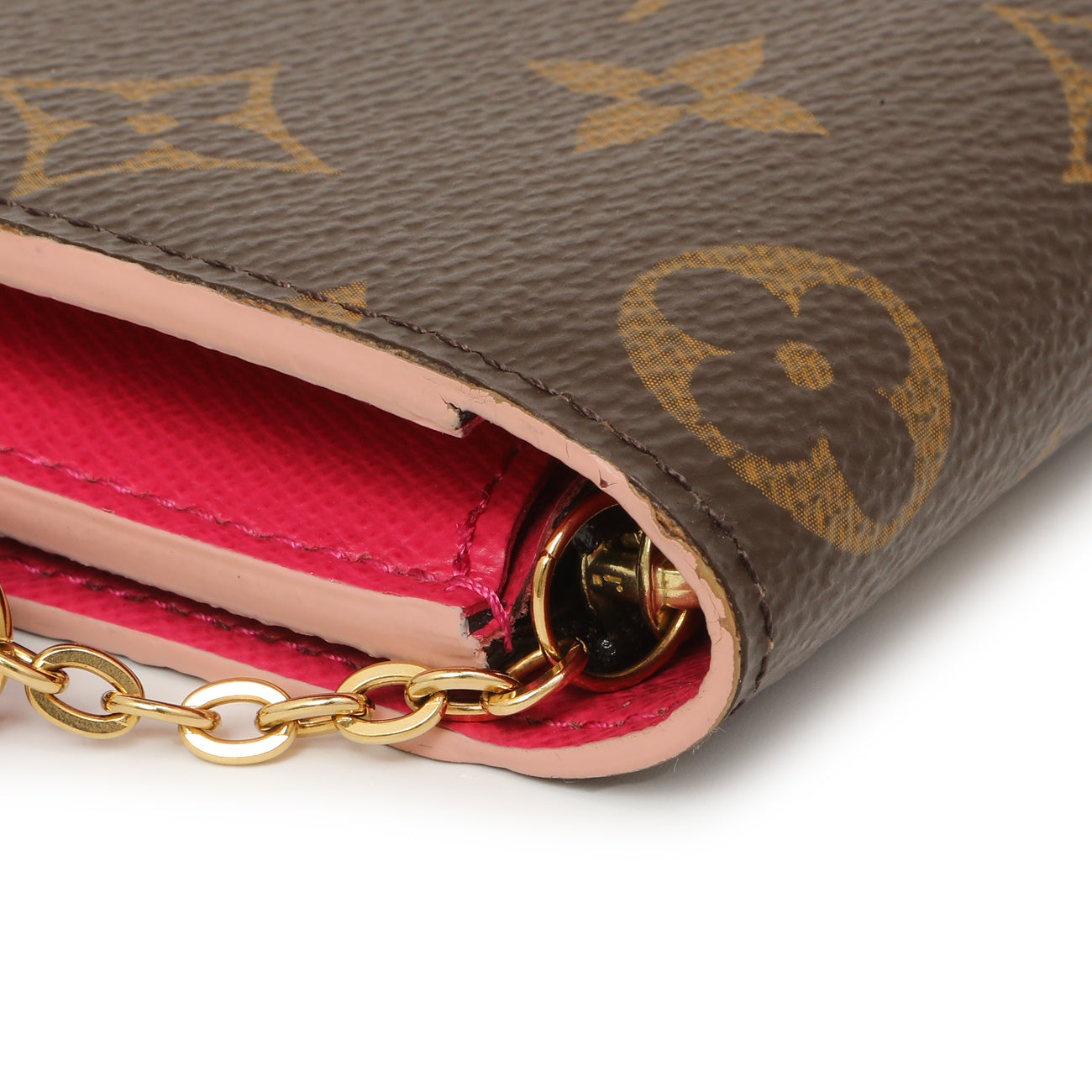 Exclusive Louis Vuitton Monogram Fuchsia Bloom Flower Emilie Wallet — Alternate View 10