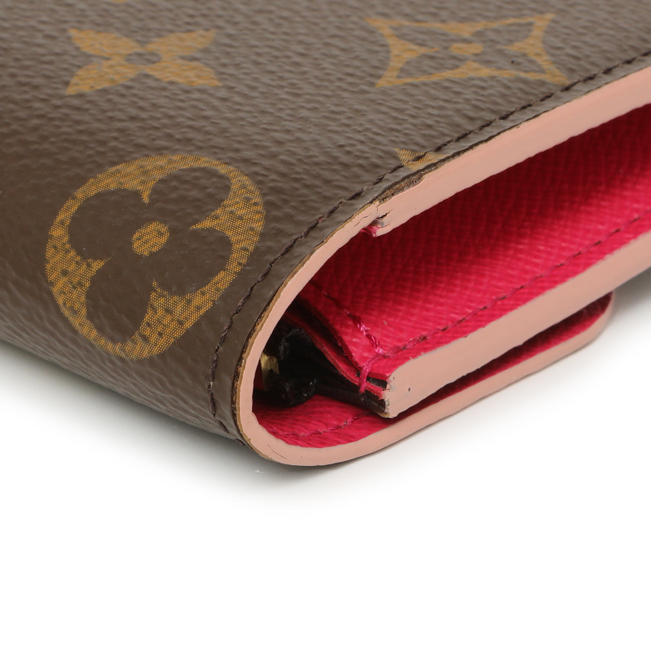 Exclusive Louis Vuitton Monogram Fuchsia Bloom Flower Emilie Wallet — Alternate View 11