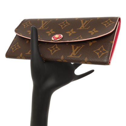 Exclusive Louis Vuitton Monogram Fuchsia Bloom Flower Emilie Wallet — Alternate View 15