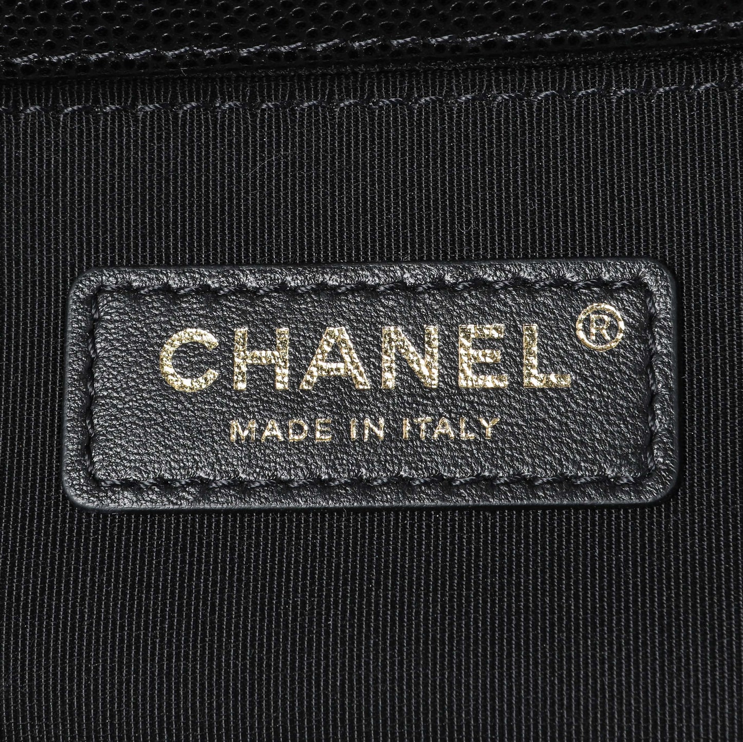 Exclusive Chanel Black Caviar New Medium Boy Flap — Lifestyle View