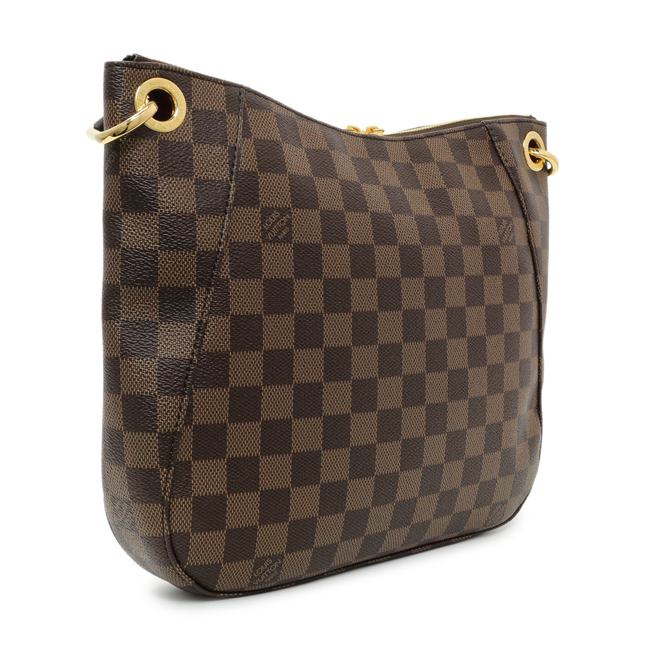 Exclusive Louis Vuitton Damier Ebene South Bank Besace — Side View