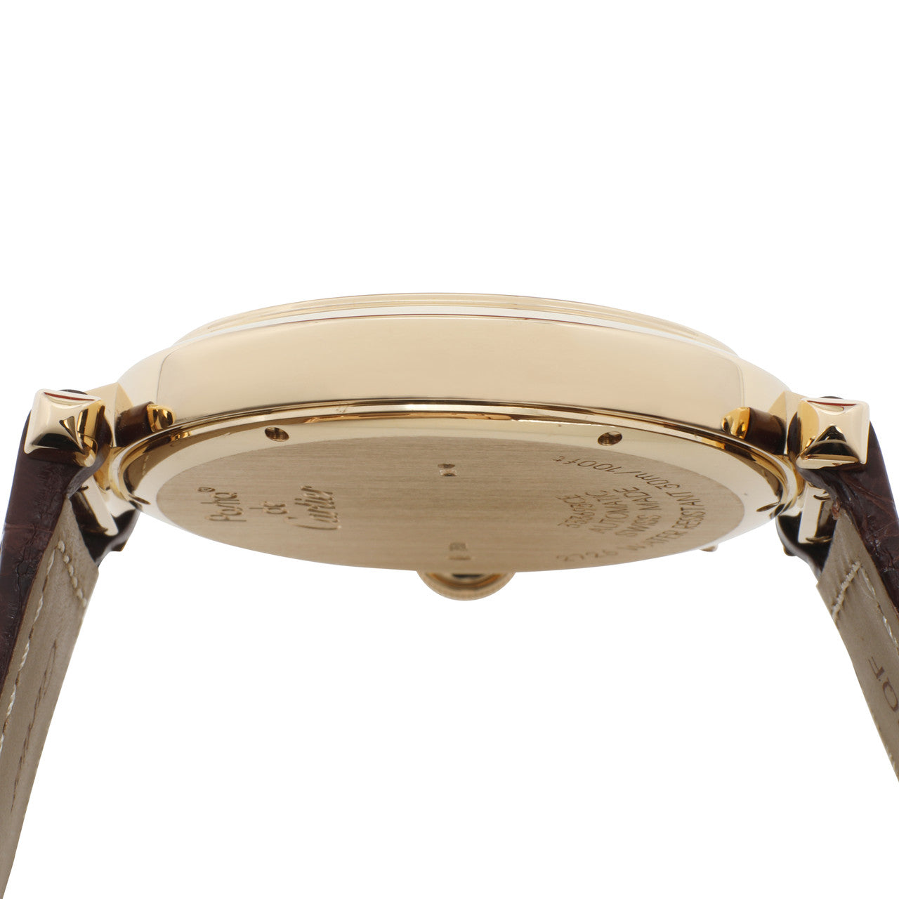 Exclusive Cartier 18K Yellow Gold Pasha 42mm W3019551 — Back View