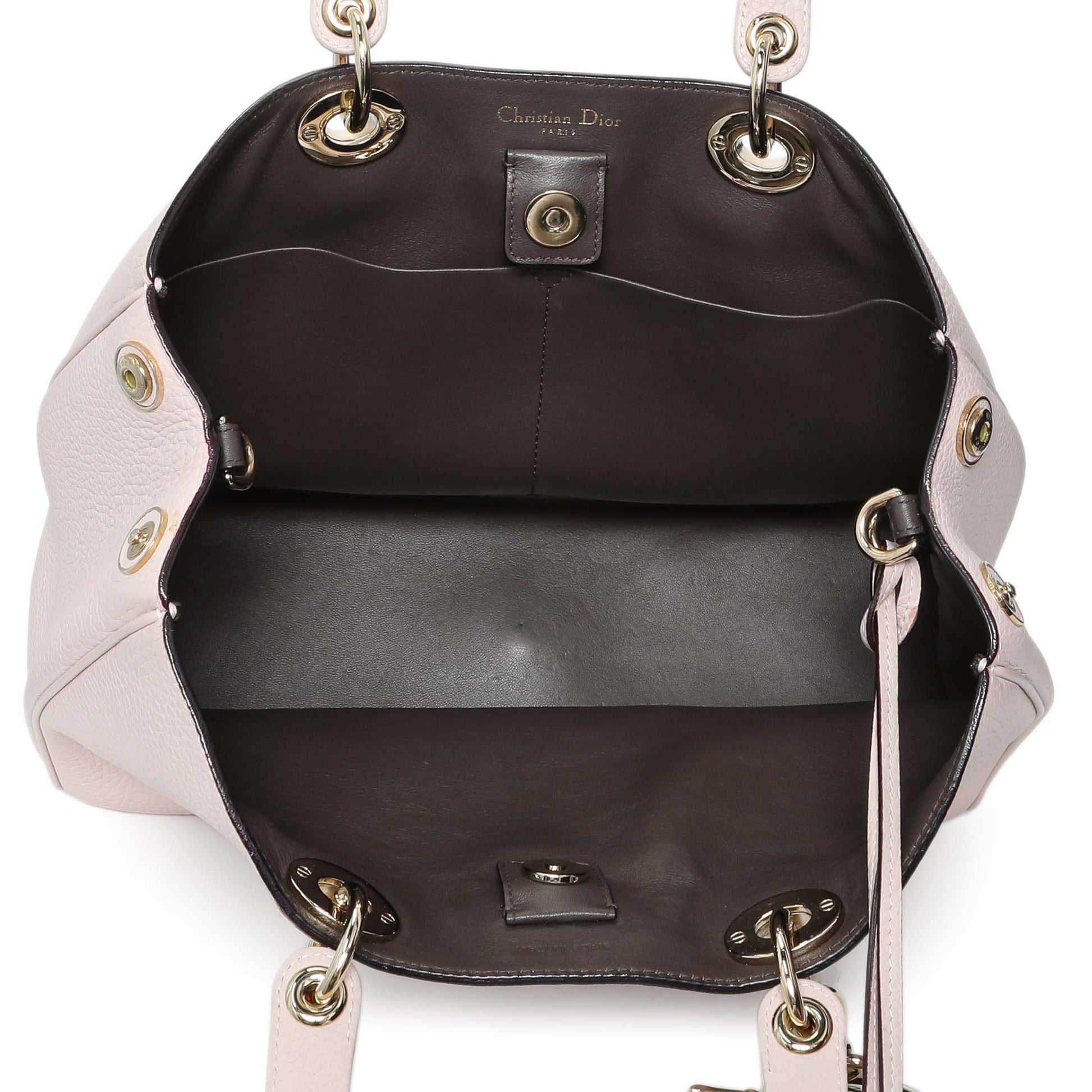 Exclusive Christian Dior Rose Poudre Bullcalf Medium Diorissimo — Alternate View 8