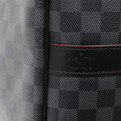 Exclusive Louis Vuitton Damier Graphite Keepall 55 Bandouliere — Detail View