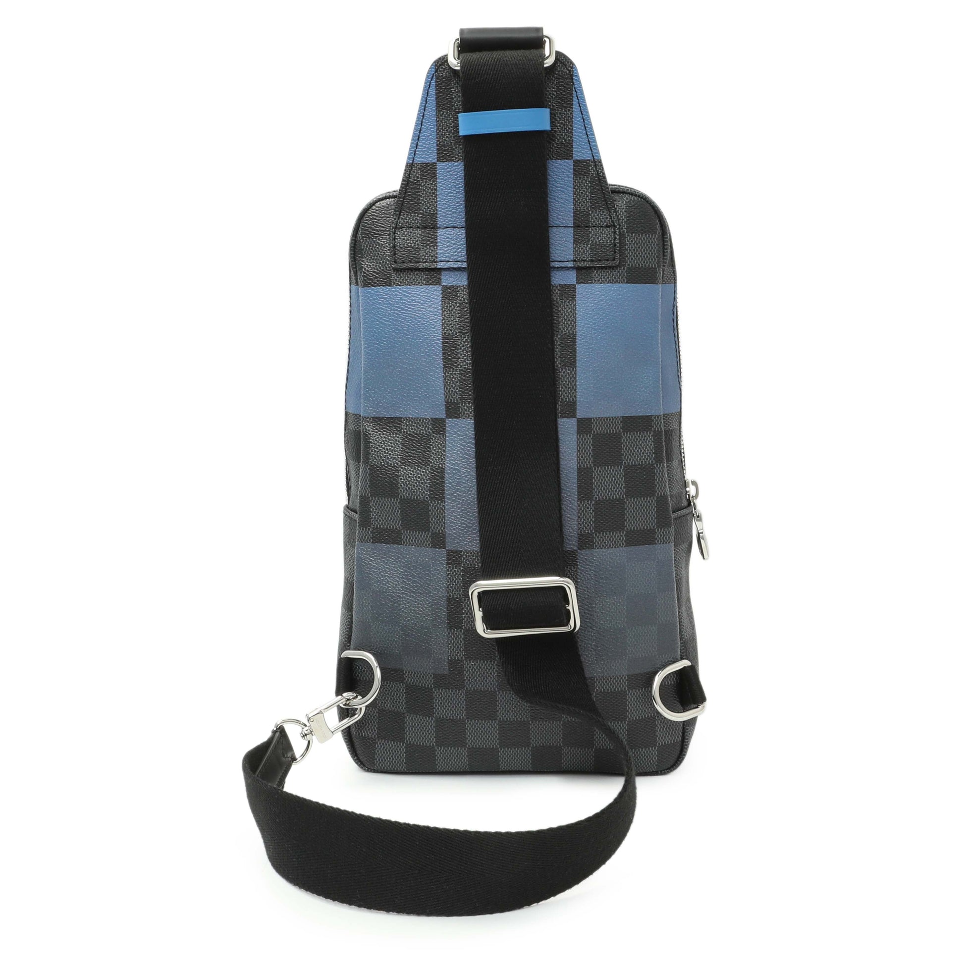 Exclusive Louis Vuitton Damier Graphite Giant Avenue Sling Backpack — Side View