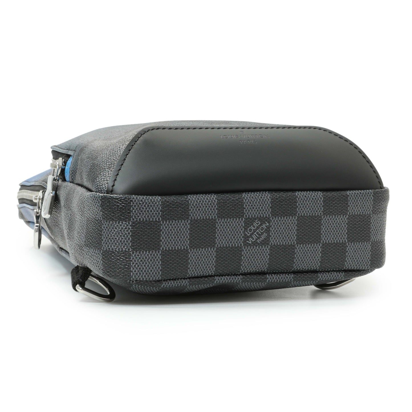 Exclusive Louis Vuitton Damier Graphite Giant Avenue Sling Backpack — Back View