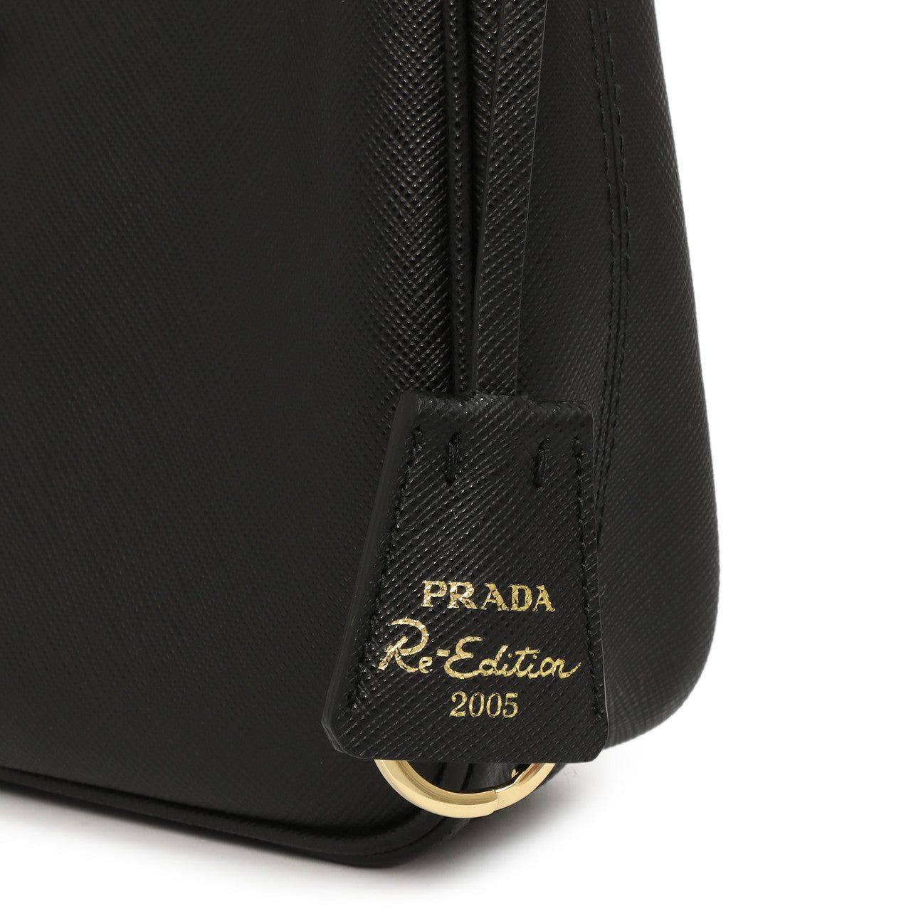 Exclusive Prada Black Saffiano Re-Edition 2005 Shoulder Bag — Alternate View 11