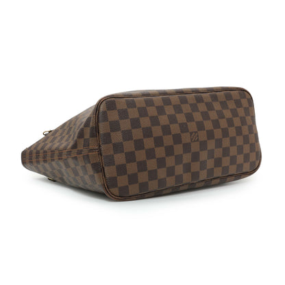 Exclusive Louis Vuitton Damier Ebene Neverfull MM — Back View