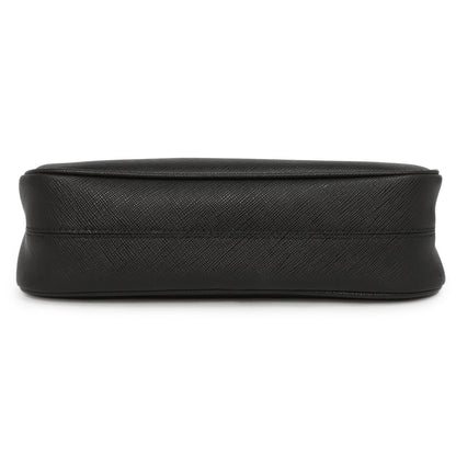 Exclusive Prada Black Saffiano Re-Edition 2005 Shoulder Bag — Detail View