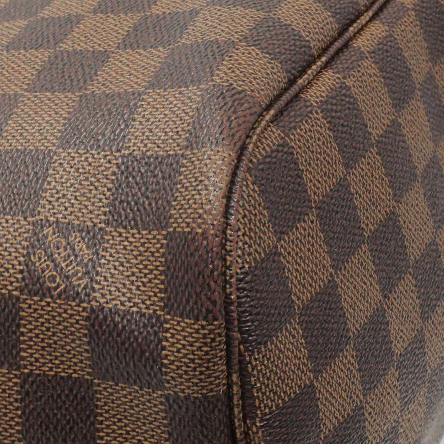 Exclusive Louis Vuitton Damier Ebene Neverfull MM — Lifestyle View