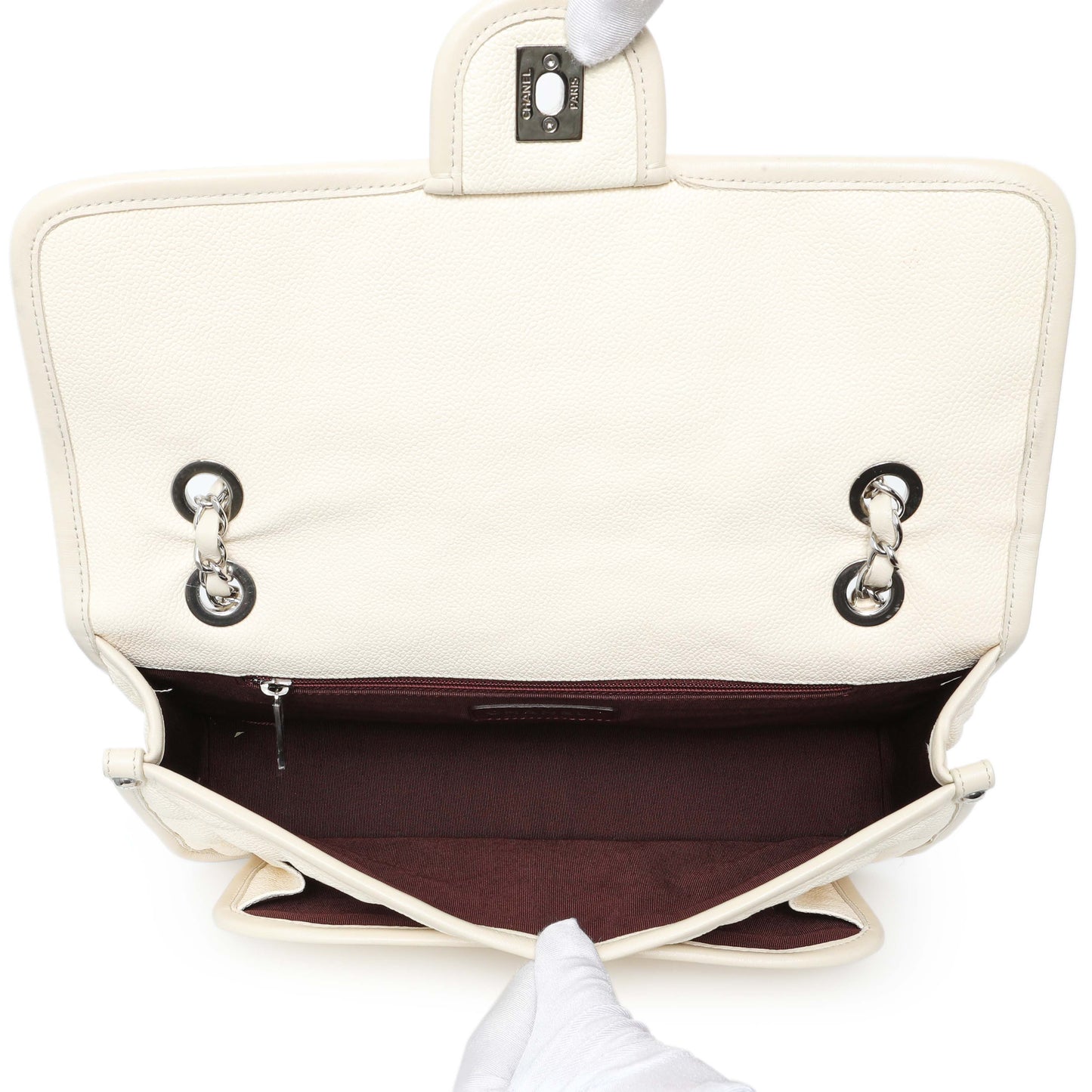 Exclusive Chanel Caviar Medium French Riviera Flap Bag — Alternate View 8