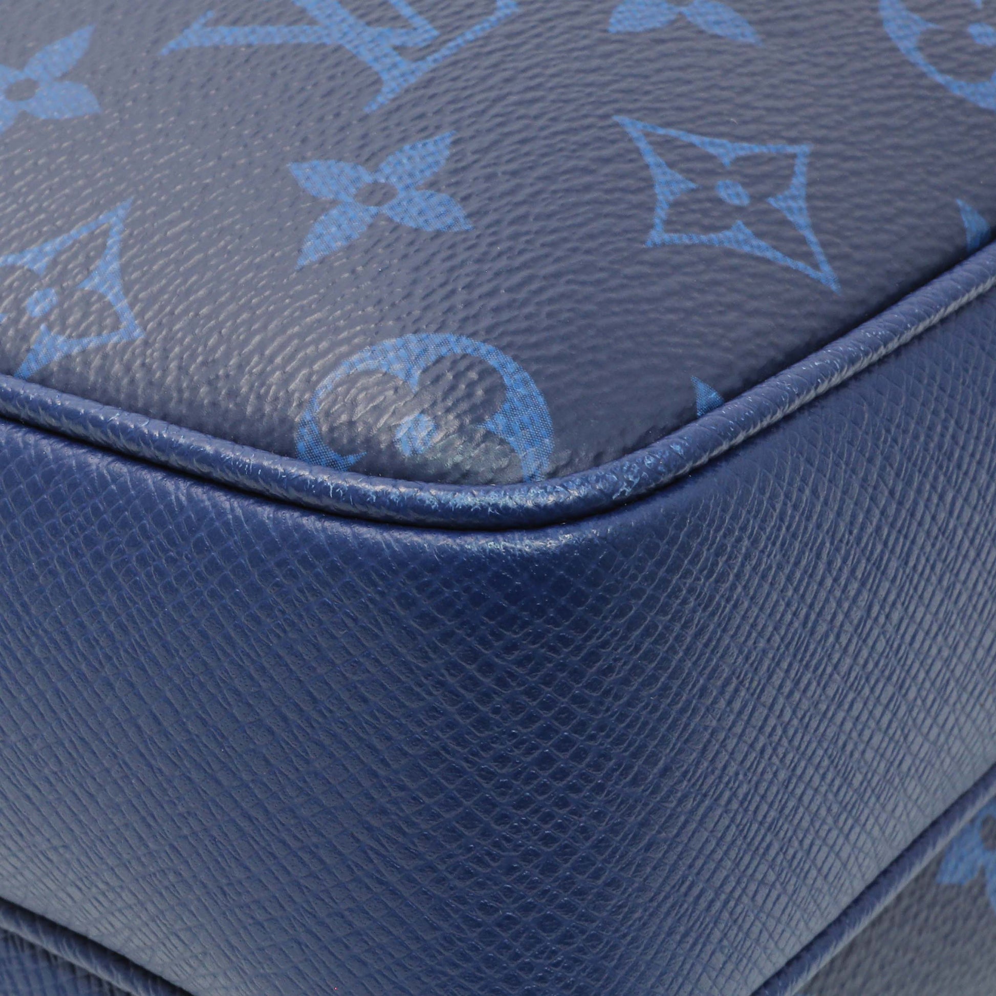 Exclusive Louis Vuttion Blue Taigarama Outdoor Messenger — Lifestyle View