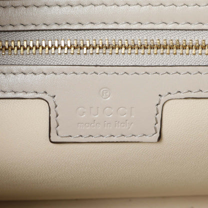 Exclusive Gucci Grey Calfskin Small Jackie Shoulder Bag — Alternate View 9