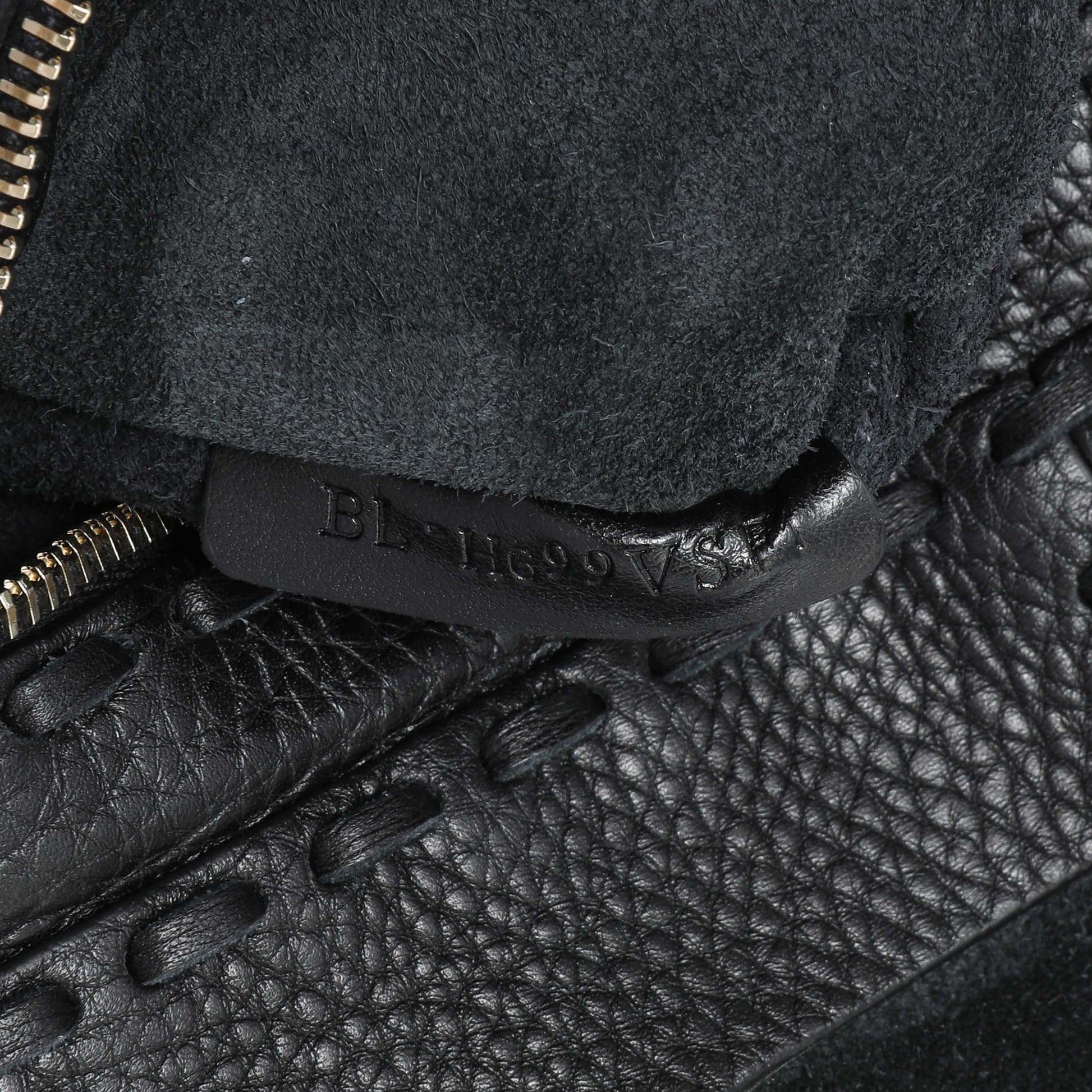 Exclusive Valentino Black Grained Calfskin C-Rockee Fringe Tote — Lifestyle View