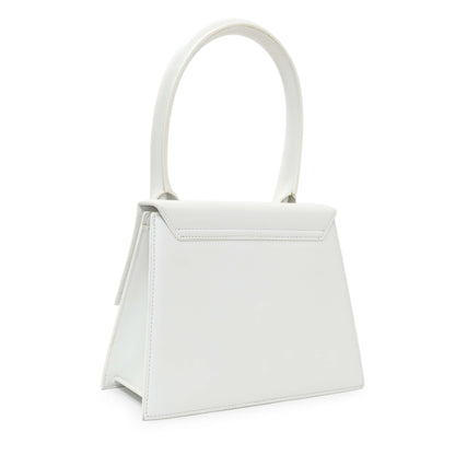 Exclusive Jacquemus White Smooth Calfskin Le Grand Chiquito — Side View