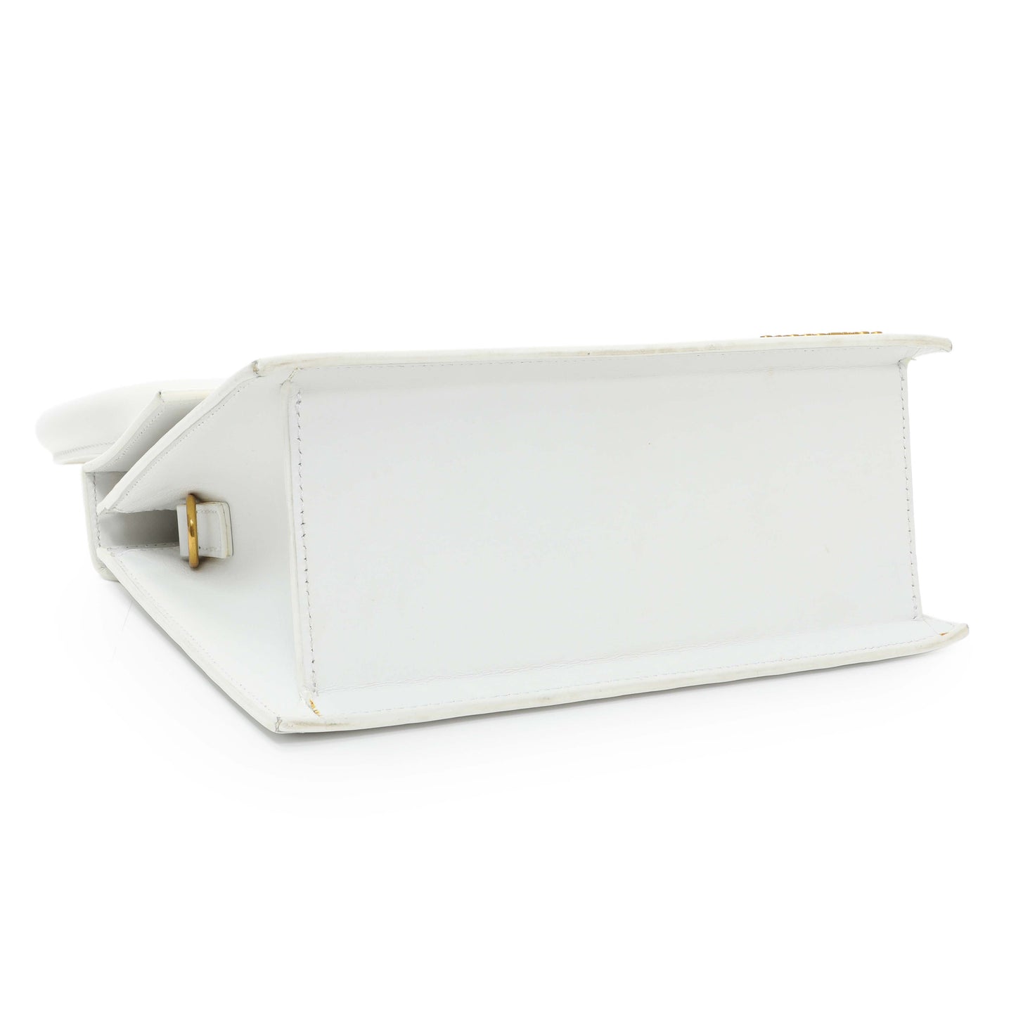 Exclusive Jacquemus White Smooth Calfskin Le Grand Chiquito — Back View