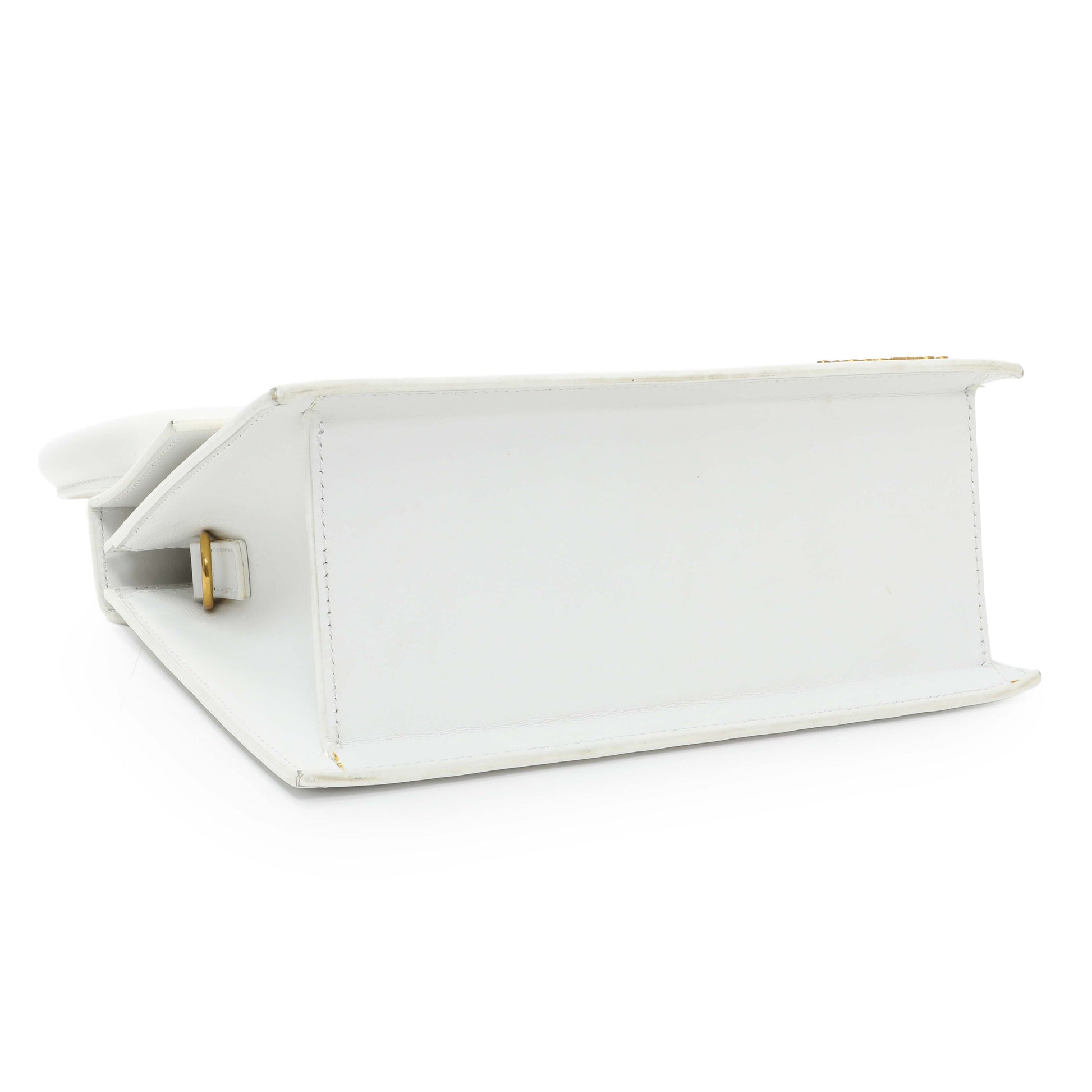 Exclusive Jacquemus White Smooth Calfskin Le Grand Chiquito — Back View