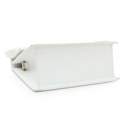 Exclusive Jacquemus White Smooth Calfskin Le Grand Chiquito — Back View