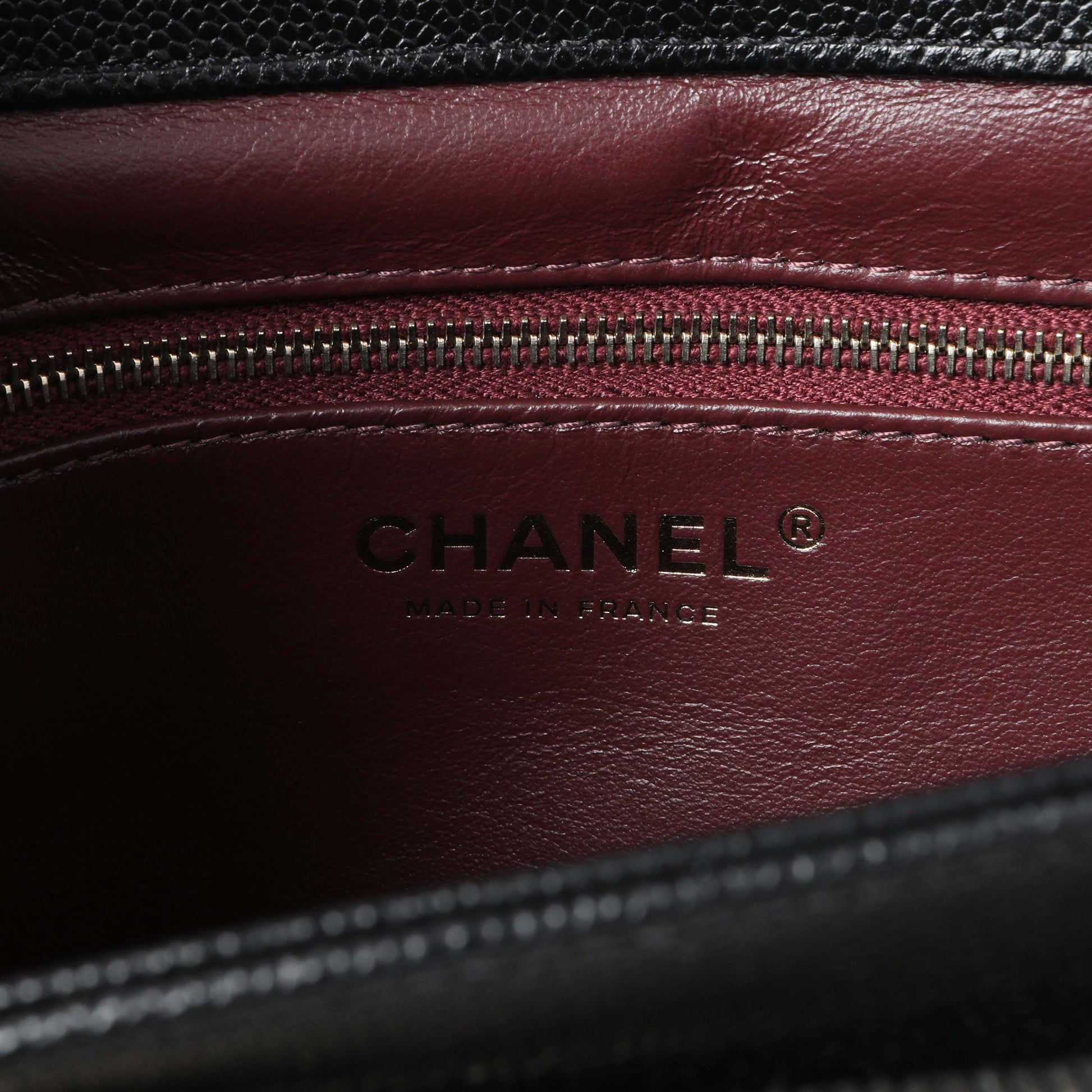 Exclusive Chanel Black Caviar Medium Business Affinity Flap — Lifestyle View