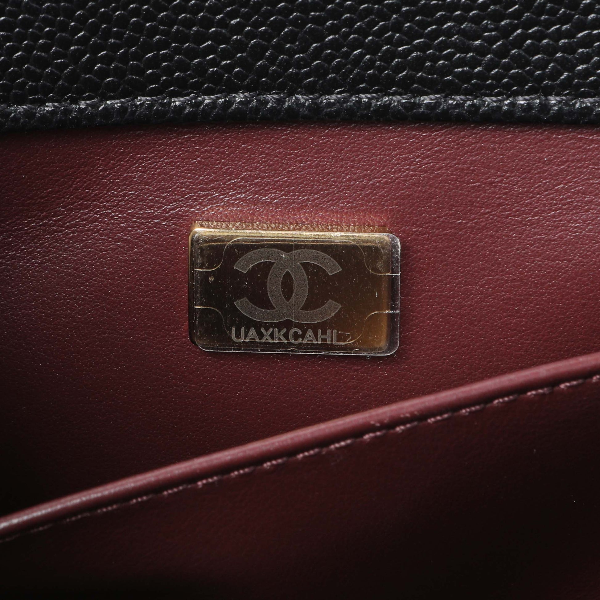 Exclusive Chanel Black Caviar Medium Business Affinity Flap — Alternate View 7