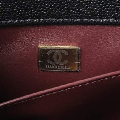 Exclusive Chanel Black Caviar Medium Business Affinity Flap — Alternate View 7