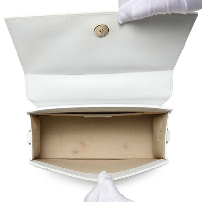 Exclusive Jacquemus White Smooth Calfskin Le Grand Chiquito — Alternate View 8