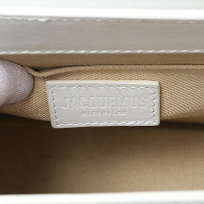 Exclusive Jacquemus White Smooth Calfskin Le Grand Chiquito — Alternate View 9
