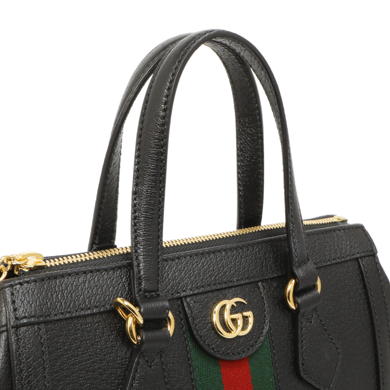 Exclusive Gucci Black Calfskin Small Ophidia Tote — Alternate View 8