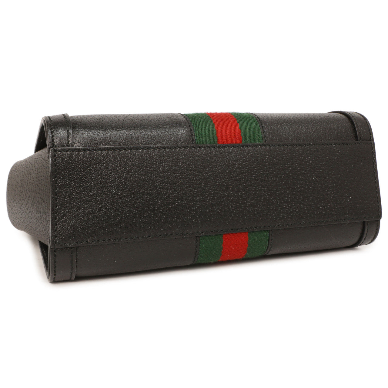 Exclusive Gucci Black Calfskin Small Ophidia Tote — Back View