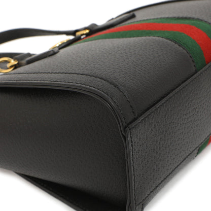 Exclusive Gucci Black Calfskin Small Ophidia Tote — Top View
